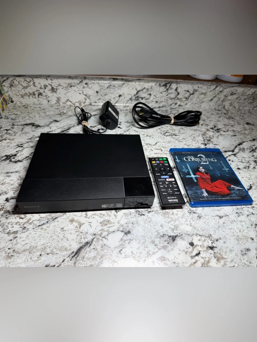 Sony BDP-S3700 Blu-Ray Player Full HD Streaming Wireless With Remote